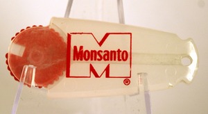 Zippo flints with Monsanto ad.