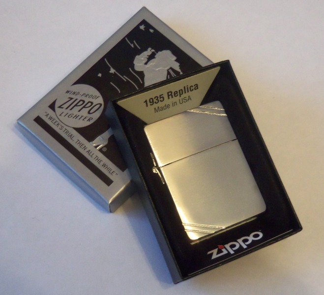 Zippo 1035 Replica packaging,