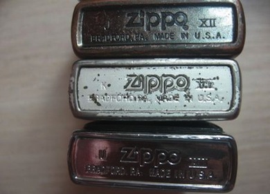 Fake Zippo Bottom Stamps